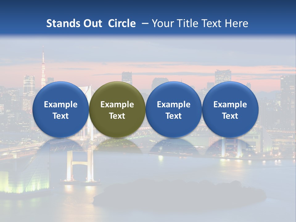 Tokyo Prefecture Scene Landmark PowerPoint Template