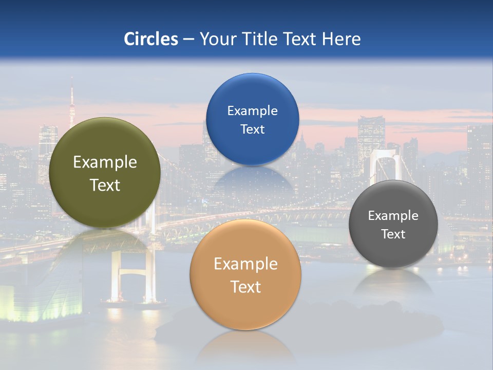 Tokyo Prefecture Scene Landmark PowerPoint Template