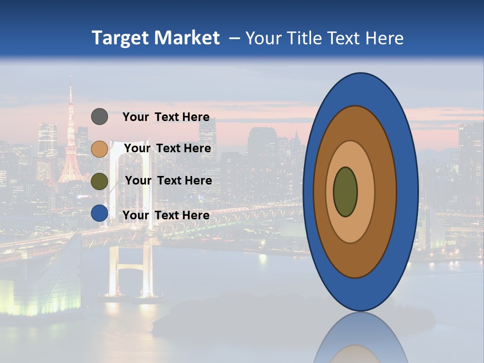 Tokyo Prefecture Scene Landmark PowerPoint Template