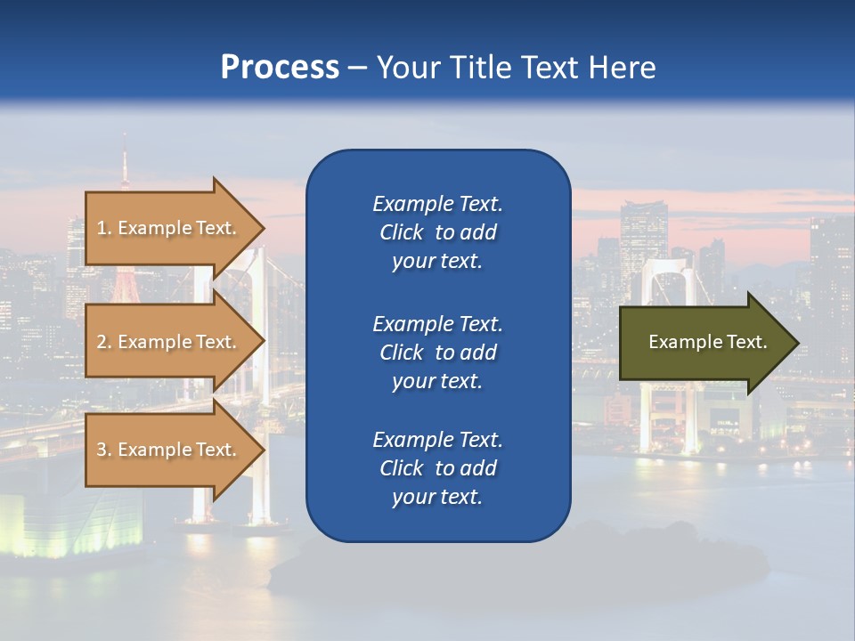 Tokyo Prefecture Scene Landmark PowerPoint Template