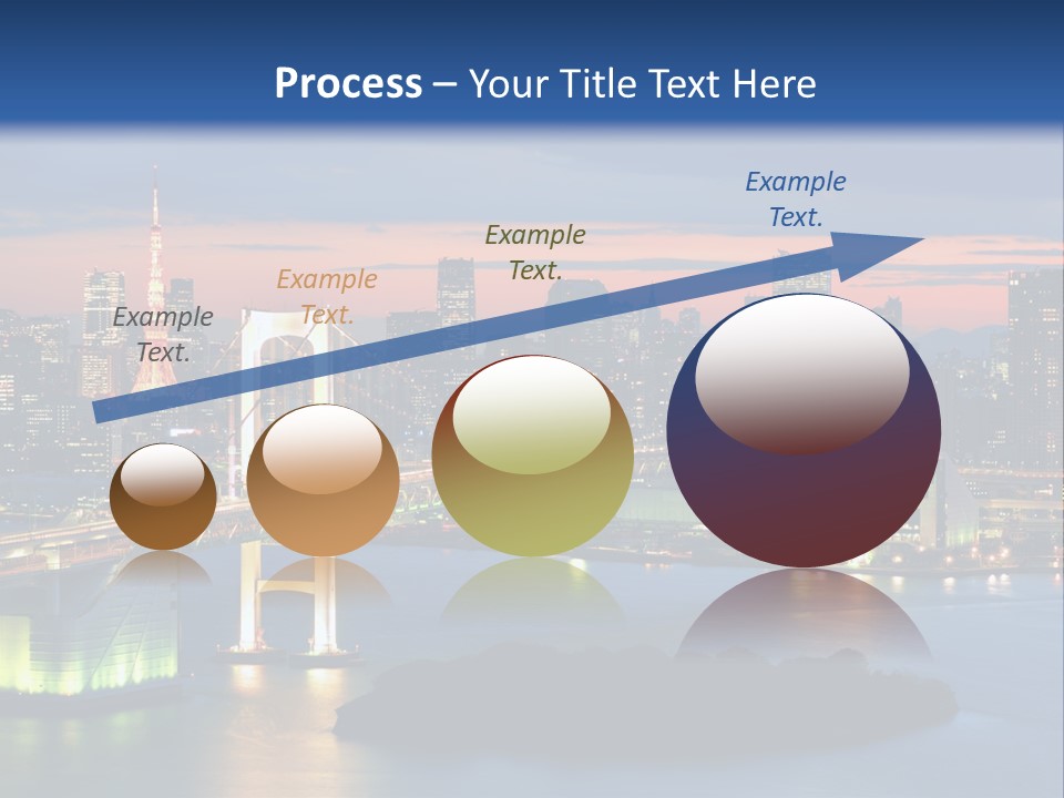 Tokyo Prefecture Scene Landmark PowerPoint Template