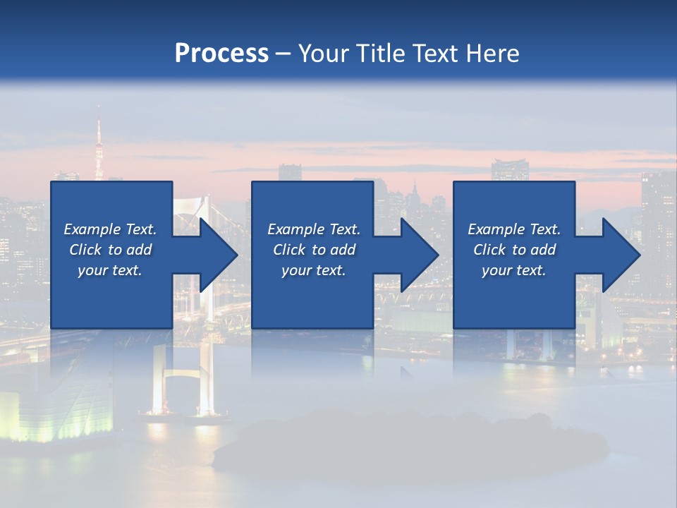 Tokyo Prefecture Scene Landmark PowerPoint Template