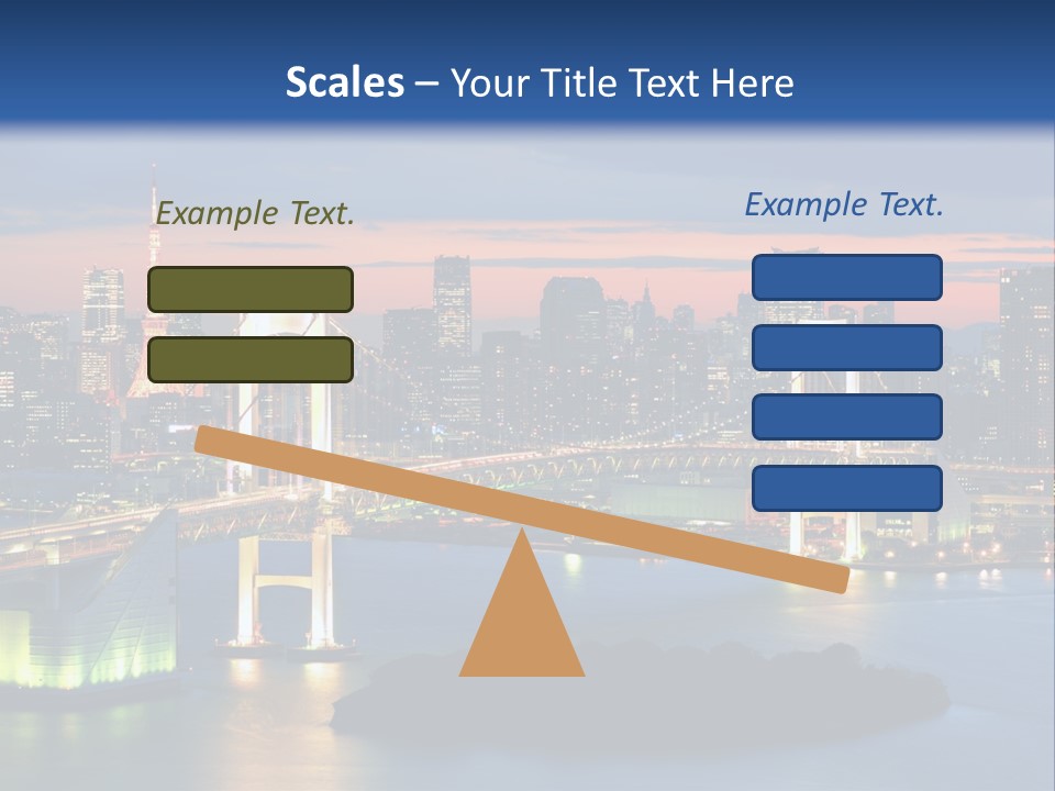 Tokyo Prefecture Scene Landmark PowerPoint Template