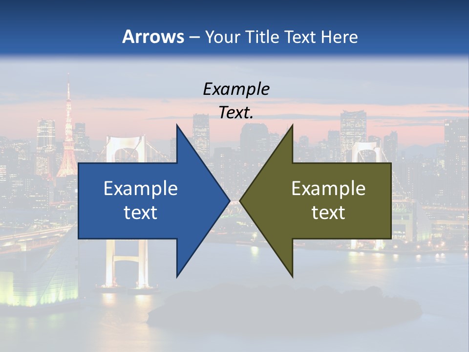 Tokyo Prefecture Scene Landmark PowerPoint Template