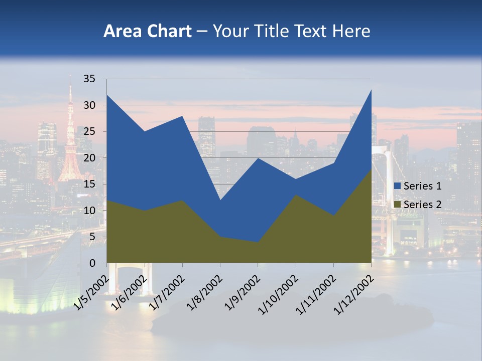 Tokyo Prefecture Scene Landmark PowerPoint Template