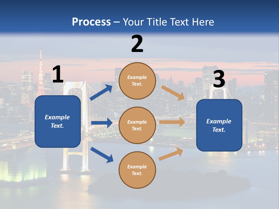 Tokyo Prefecture Scene Landmark PowerPoint Template