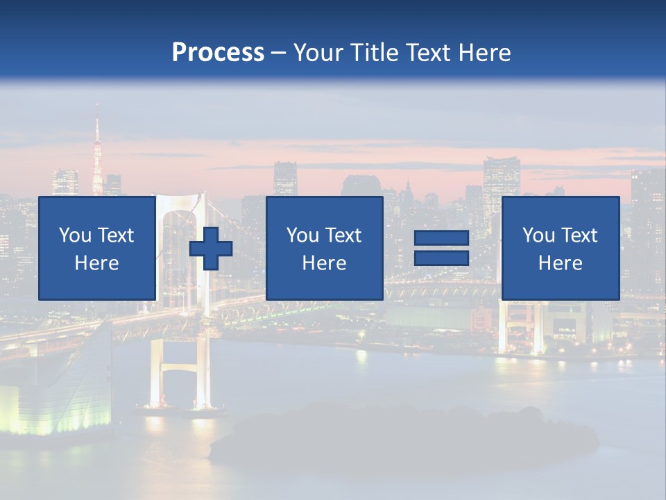 Tokyo Prefecture Scene Landmark PowerPoint Template