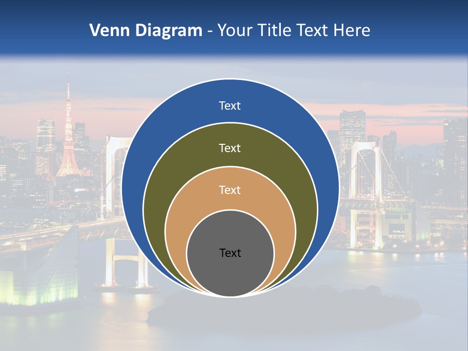 Tokyo Prefecture Scene Landmark PowerPoint Template