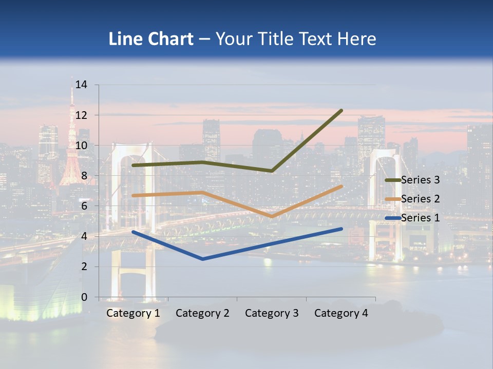 Tokyo Prefecture Scene Landmark PowerPoint Template