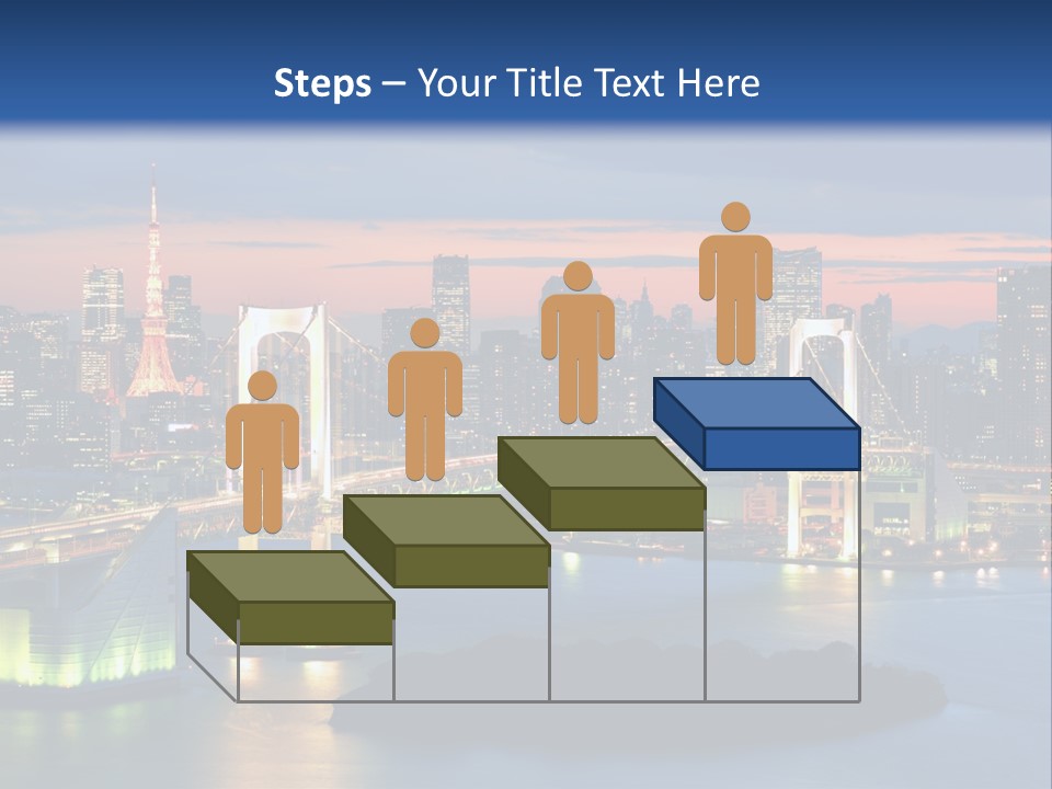 Tokyo Prefecture Scene Landmark PowerPoint Template