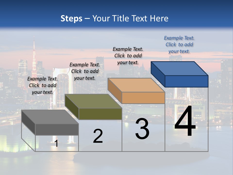 Tokyo Prefecture Scene Landmark PowerPoint Template