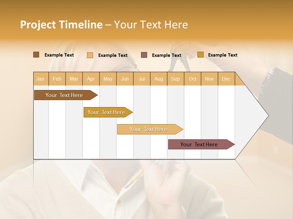 Key Interior Woman PowerPoint Template