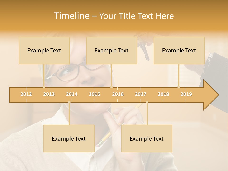 Key Interior Woman PowerPoint Template