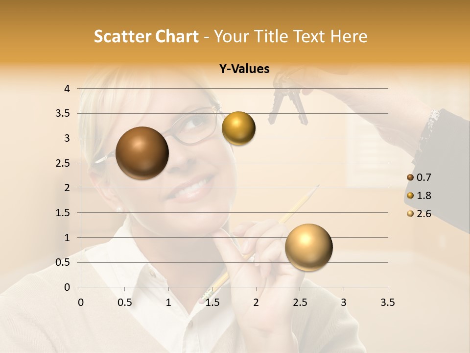 Key Interior Woman PowerPoint Template