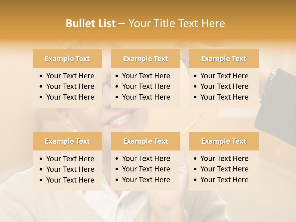 Key Interior Woman PowerPoint Template