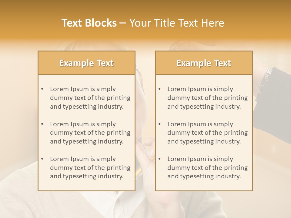 Key Interior Woman PowerPoint Template