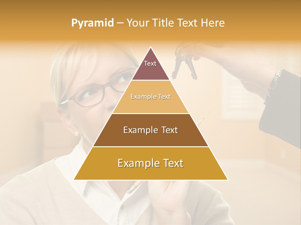 Key Interior Woman PowerPoint Template