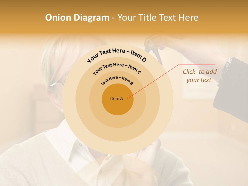 Key Interior Woman PowerPoint Template