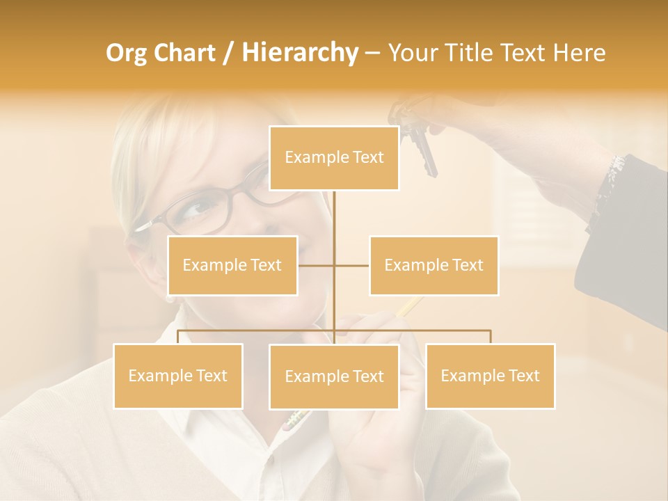 Key Interior Woman PowerPoint Template