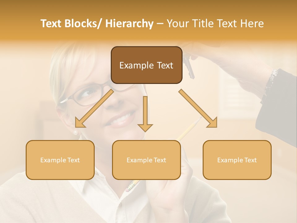 Key Interior Woman PowerPoint Template