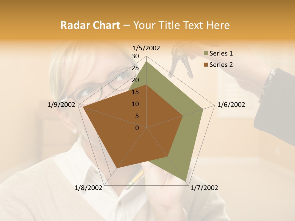 Key Interior Woman PowerPoint Template