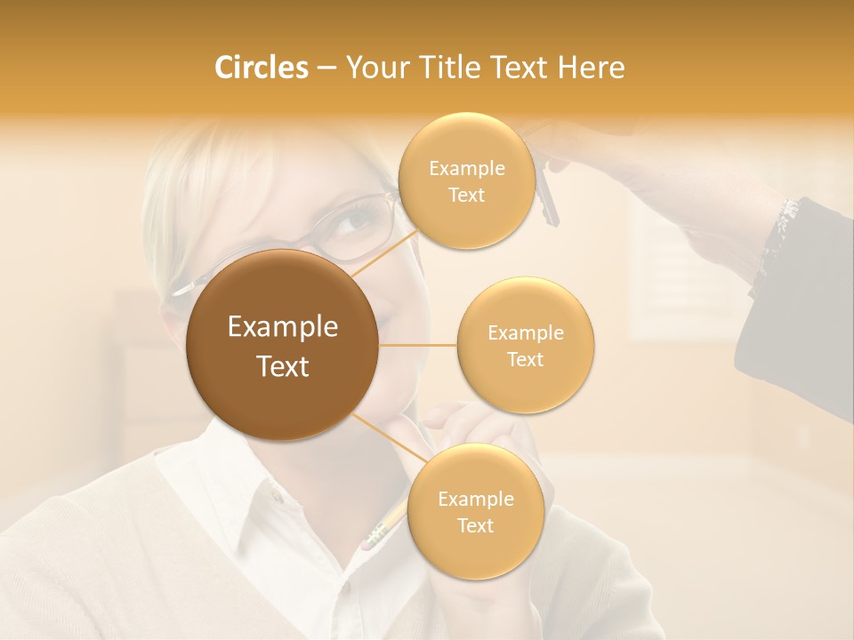 Key Interior Woman PowerPoint Template