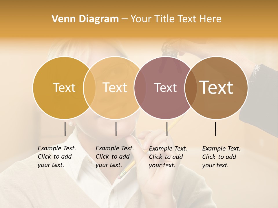 Key Interior Woman PowerPoint Template