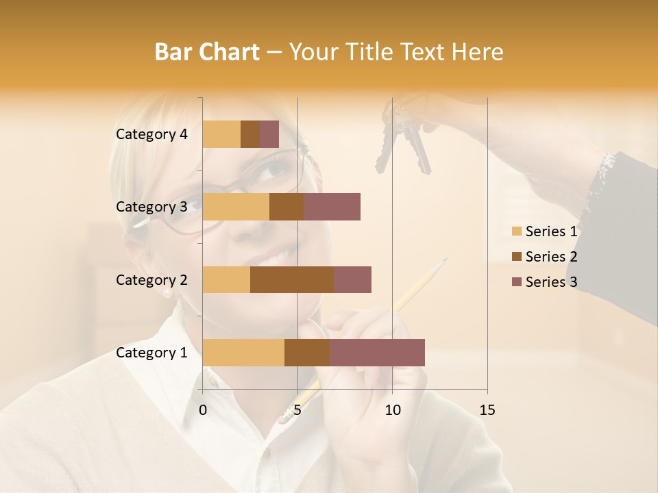 Key Interior Woman PowerPoint Template