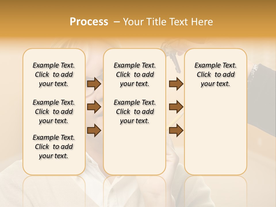 Key Interior Woman PowerPoint Template
