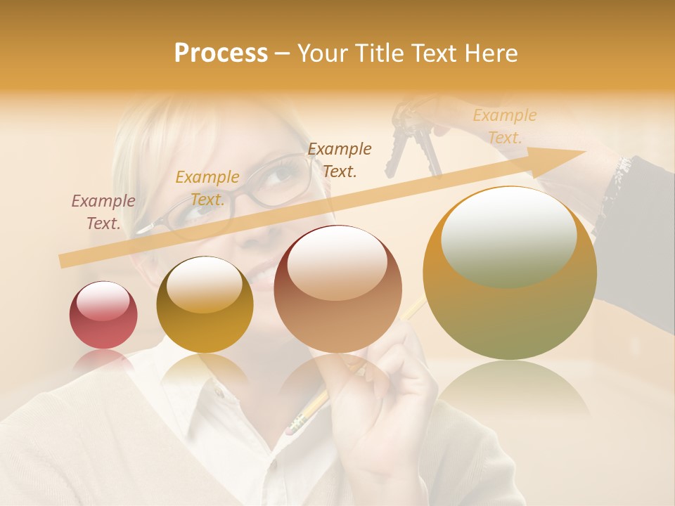 Key Interior Woman PowerPoint Template