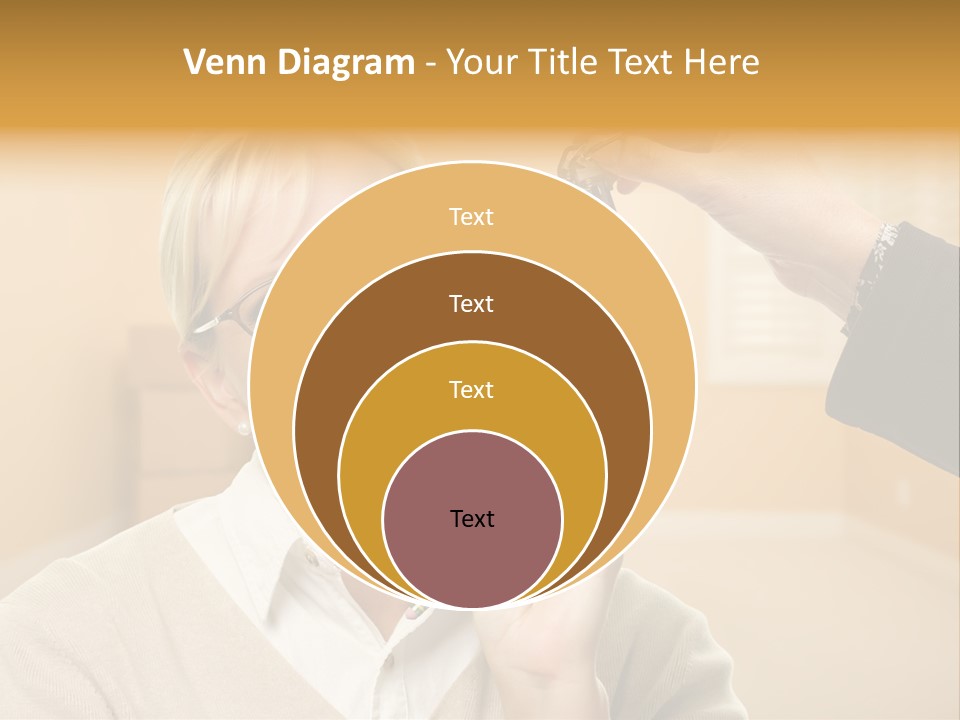 Key Interior Woman PowerPoint Template