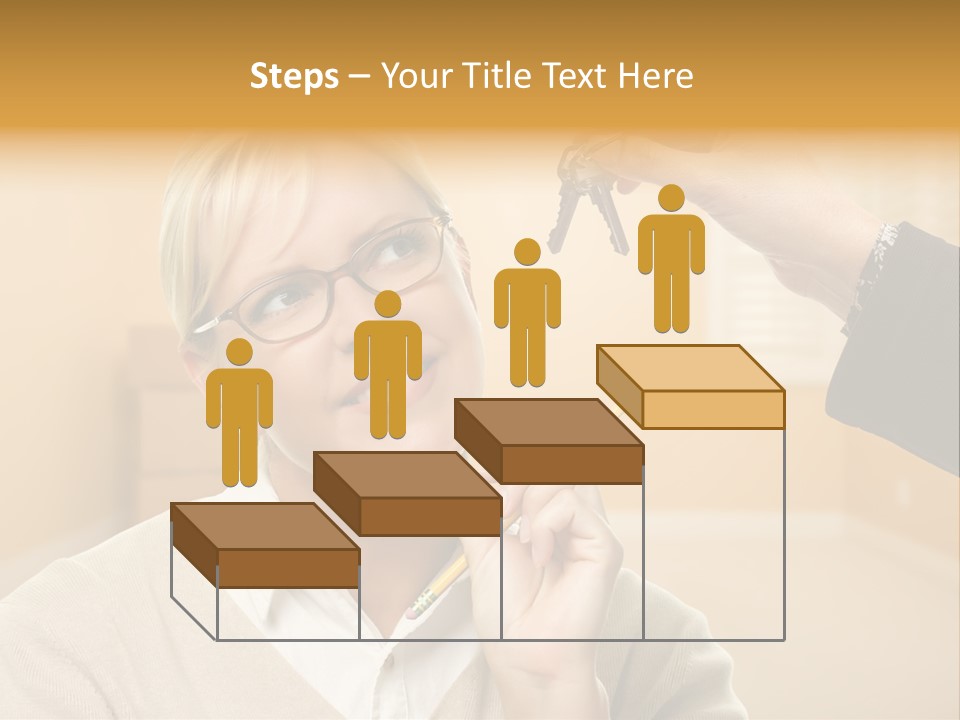 Key Interior Woman PowerPoint Template