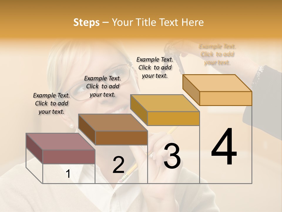 Key Interior Woman PowerPoint Template