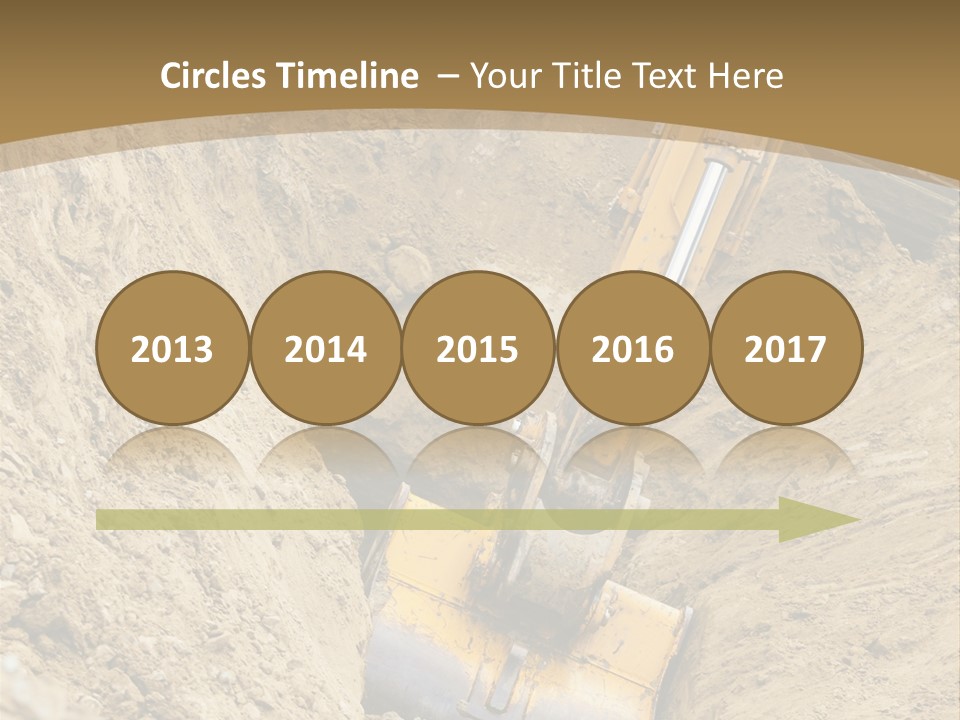 Gravel Mover Sand PowerPoint Template