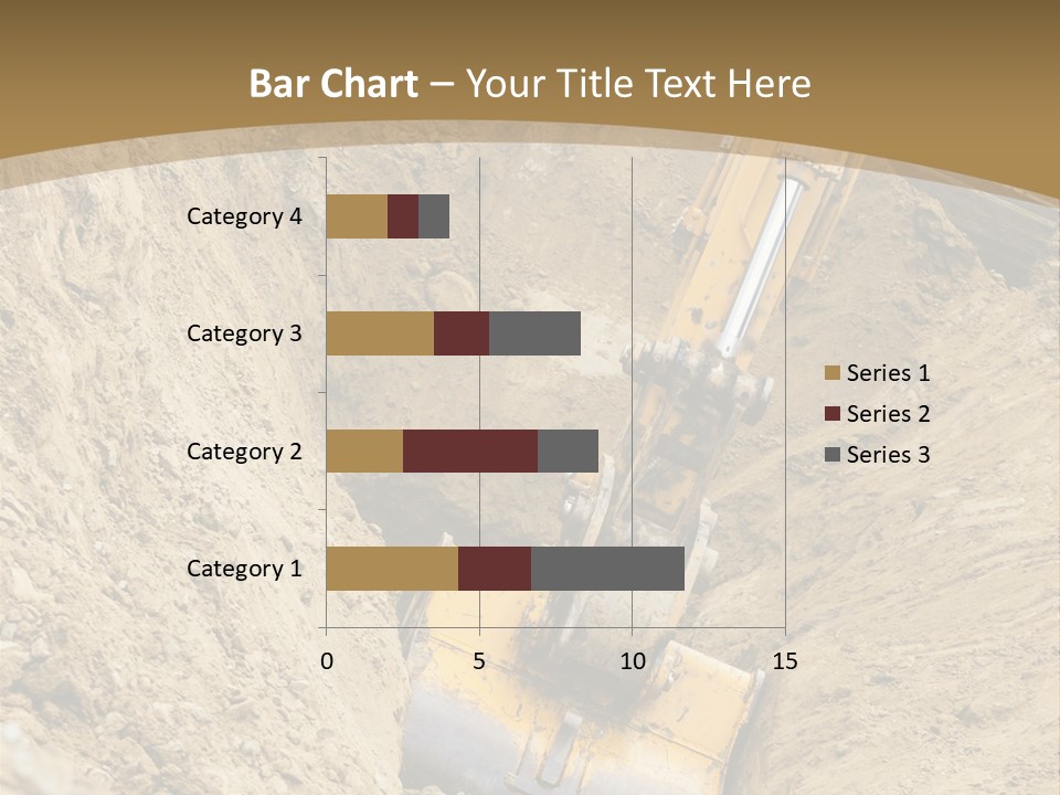 Gravel Mover Sand PowerPoint Template