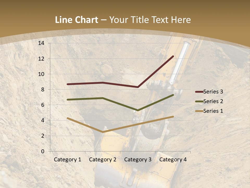 Gravel Mover Sand PowerPoint Template