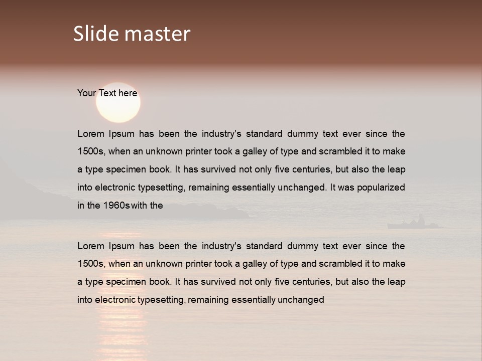 Reflection Old Great PowerPoint Template