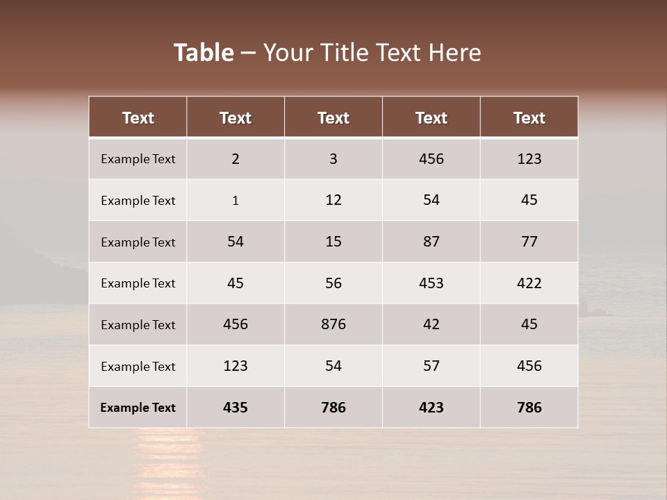 Reflection Old Great PowerPoint Template
