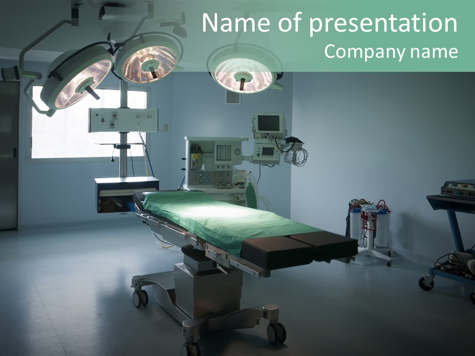 Healthcare Surgery Patient PowerPoint Template