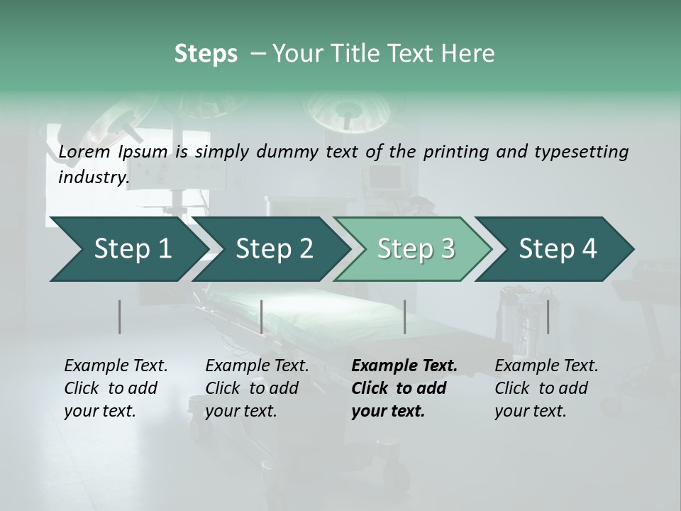 Healthcare Surgery Patient PowerPoint Template
