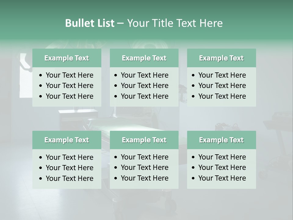 Healthcare Surgery Patient PowerPoint Template