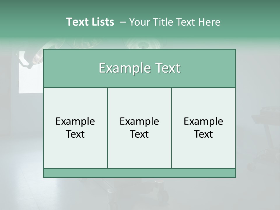 Healthcare Surgery Patient PowerPoint Template