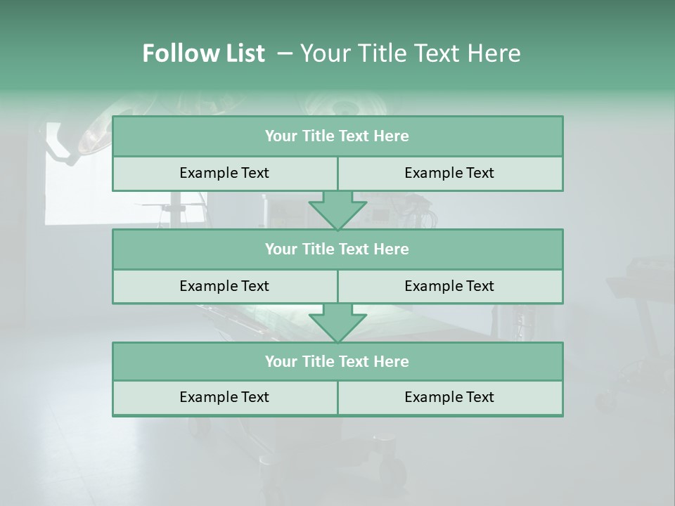 Healthcare Surgery Patient PowerPoint Template