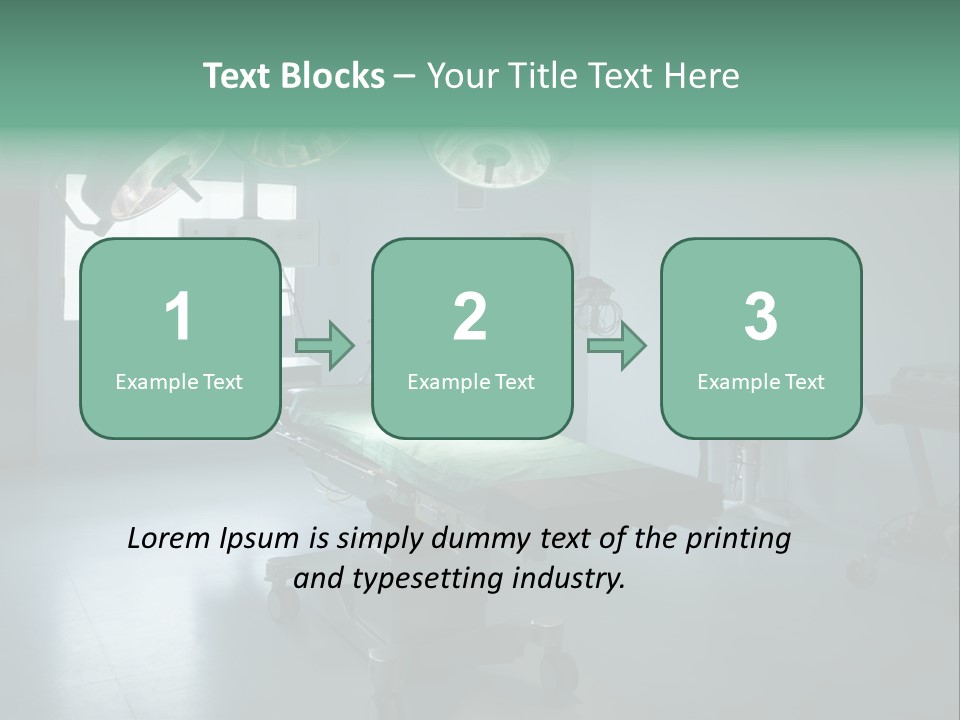 Healthcare Surgery Patient PowerPoint Template