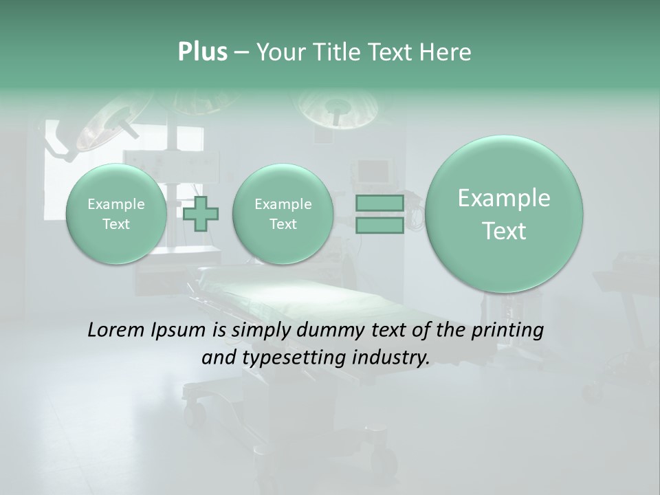 Healthcare Surgery Patient PowerPoint Template