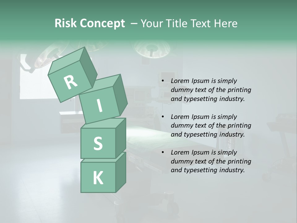 Healthcare Surgery Patient PowerPoint Template