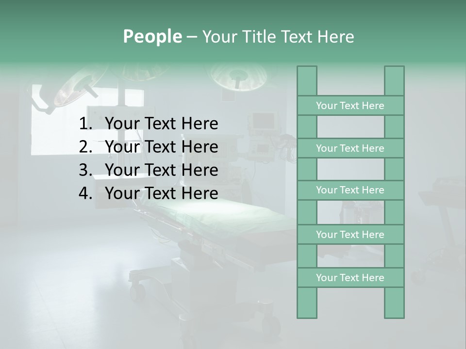 Healthcare Surgery Patient PowerPoint Template