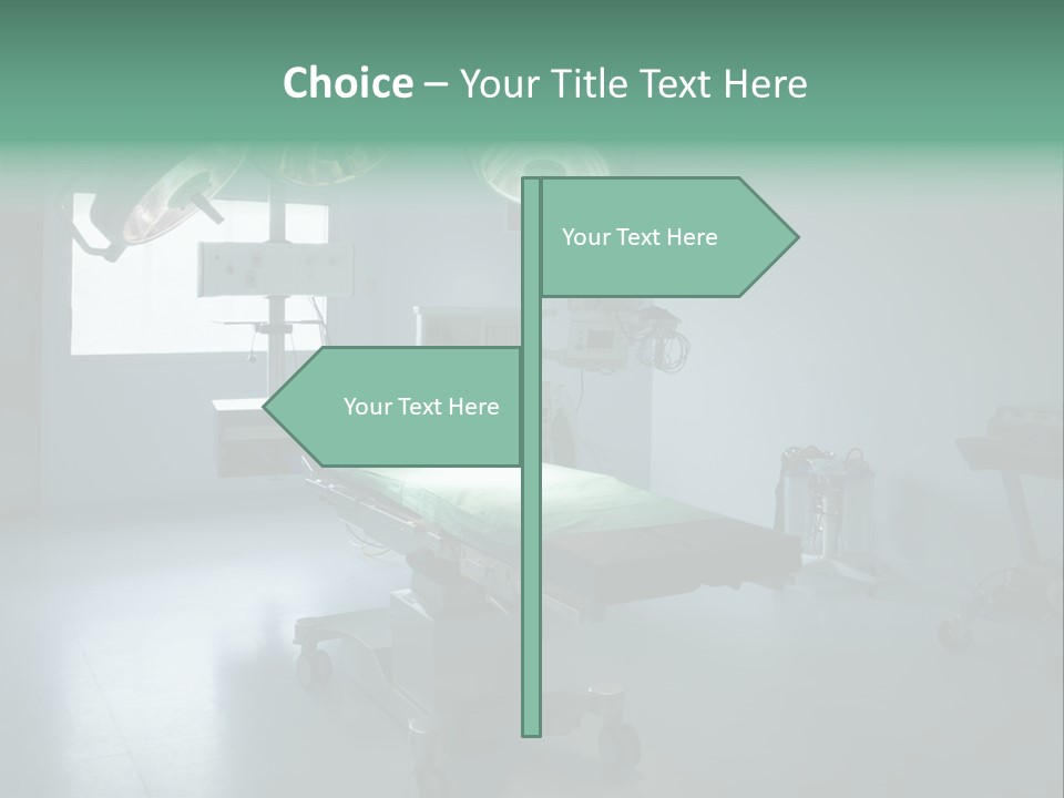 Healthcare Surgery Patient PowerPoint Template