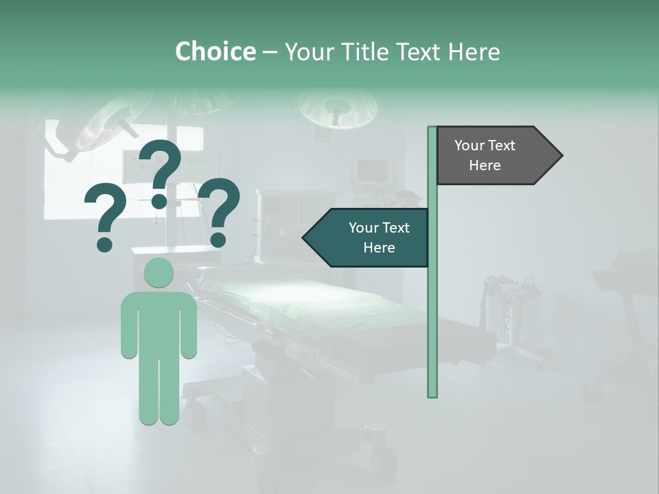 Healthcare Surgery Patient PowerPoint Template