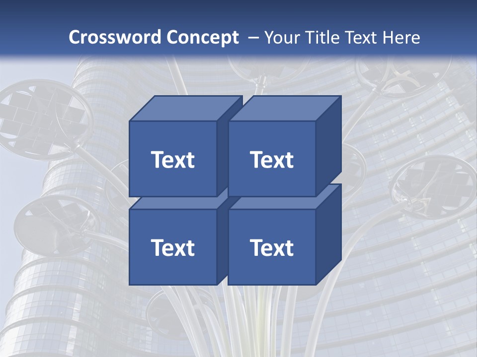 Building Structure Flag PowerPoint Template